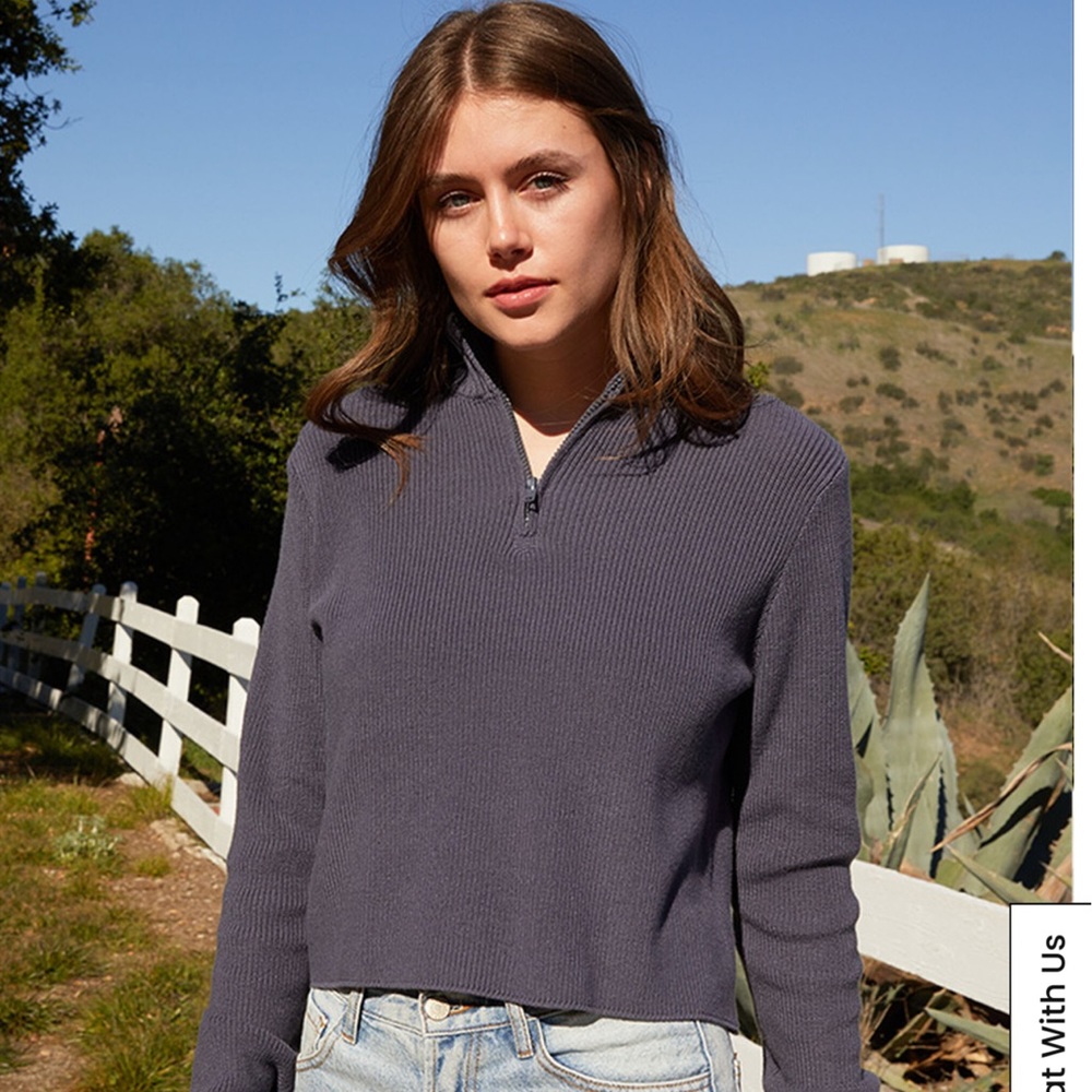 BNWT John Galt Half-Zip Sweater